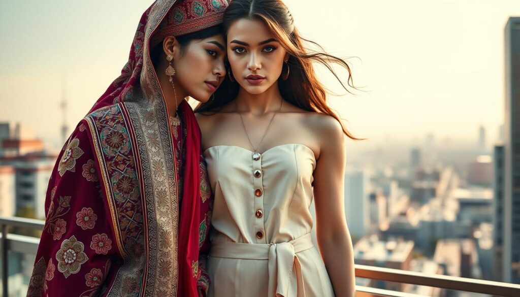 Perbandingan Fashion Tradisional dan Kontemporer