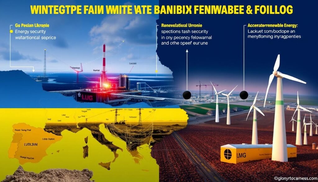 Ilustrasi dampak perang Ukraina terhadap kebijakan energi Eropa